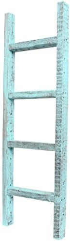 BarnwoodUSA Rustic Decorative Ladder - 100% Upcycled Wood (60" X 12" X 1.5", Espresso) 9 BarnwoodUSA Rustic Decorative Ladder - 100% Upcycled Wood (60" X 12" X 1.5", Espresso) - Image 7