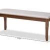 Baxton Studio Cornelie Modern And Contemporary Transitional Grey Fabric Upholstered And Walnut Brown Finished Wood Dining Bench 2 Baxton Studio Cornelie Modern And Contemporary Transitional Grey Fabric Upholstered And Walnut Brown Finished Wood Dining Bench -Amazon Store 31QzkVEY7PL