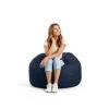 Big Joe Fuf Medium Foam Filled Bean Bag Chair With Removable Cover, Cobalt Lenox, 3ft Big -Amazon Store 31RpUOczuLL