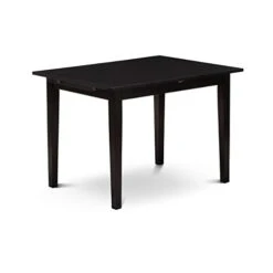 East West Furniture Mid Century NFT-BLK-T Modern Table Rectangular Tabletop And 53.5 X 31.5 X 29-Black Finish -Amazon Store 31RpjS9jATL