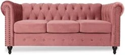 DRNCURN Chesterfield Sofa With Nail-Head For Living Room Office Sofa Set Modern Fabric Sofa Accent Tufted Chairs For Living Room -Amazon Store 31RzESa2hIL. AC