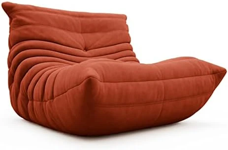 VOMXUF Fireside Chair, Oversized Armless Chair, Soft Microfiber Leather Floor Lounge Chair Lazy Sofa Accent Chair For Living Room Bedroom Salon Office 15 VOMXUF Fireside Chair, Oversized Armless Chair, Soft Microfiber Leather Floor Lounge Chair Lazy Sofa Accent Chair For Living Room Bedroom Salon Office - Image 13