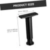 DOITOOL Bed Support Frame Adjustable Stand Bed Frame Center Support Leg Adjustable Bed Legs Bed Support Replacement Bed Legs Replacement Adjustable Bed Support Legs Bed Center Leg 8 Pcs -Amazon Store 31T7MFIBGCL