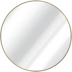24" Round Mirror Hanging Wall Mounted Circular Mirror Modern Large Circle Mirror Brushed Frame For Bathroom, Vanity, Living Room, Bedroom, Entryway Wall Decor (Gold, 24 Inch) -Amazon Store 31TQz0oPHLL. AC