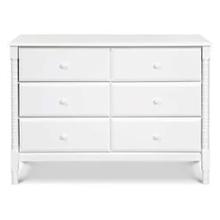 DaVinci Jenny Lind Spindle 6-Drawer Dresser In White -Amazon Store 31TSqHsZndL 1