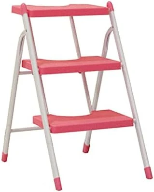 GENERIC 3-Step Steel Ladder Folding Step Ladder With Wide Anti-Slip Pedal Multipurpose Step Ladder Flower Stand Shelf Organizer For Household Kitchen Office 330lbs Load Capacity (Color : Bruin) 16 GENERIC 3-Step Steel Ladder Folding Step Ladder With Wide Anti-Slip Pedal Multipurpose Step Ladder Flower Stand Shelf Organizer For Household Kitchen Office 330lbs Load Capacity (Color : Bruin) - Image 14