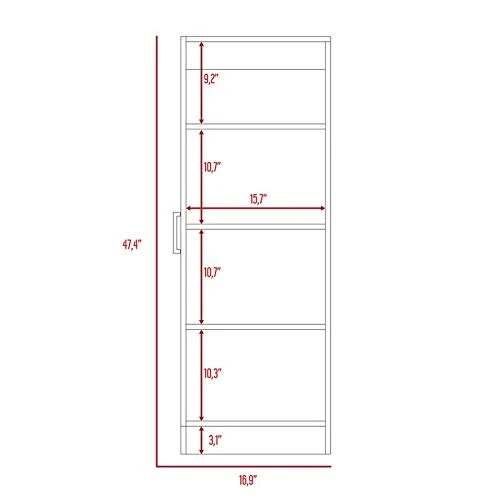Tuhome Belleria Pantry Cabinet 7 Tuhome Belleria Pantry Cabinet - Image 5