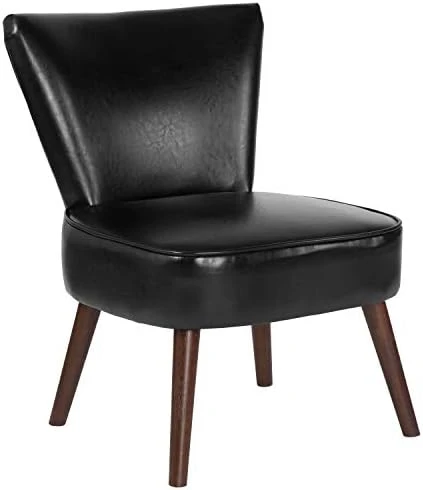 Flash Furniture HERCULES Holloway Series Black LeatherSoft Retro Chair 11 Flash Furniture HERCULES Holloway Series Black LeatherSoft Retro Chair - Image 9