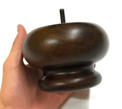 Osborne Wood Products - Colonial Traditional Style Couch Legs (Set Of 4) - Walnut Stain Finish On Authentic Rubber Wood - Overall Dimensions: 3.75" X 5" (Top Dimensions 3.5") 10 Osborne Wood Products - Colonial Traditional Style Couch Legs (Set Of 4) - Walnut Stain Finish On Authentic Rubber Wood - Overall Dimensions: 3.75" X 5" (Top Dimensions 3.5") -Amazon Store 31UH88IRN0L