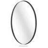 Oval Wall Mirror, Bathroom Mirror Of Stainless Steel Frame, Wall Mounted 22 Inch X 30 Inch Black Oval Mirror For Vanity Living Room Entryway Bedroom More -Amazon Store 31UXfeT8MtL