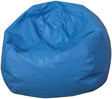 Children's Factory 35" Kids Bean Bag Chairs, Flexible Seating Classroom Furniture, Beanbag Ideal For Boy/Girl Toddler Daycare Or Playroom, Blue (CF610-005) 13 Children's Factory 35" Kids Bean Bag Chairs, Flexible Seating Classroom Furniture, Beanbag Ideal For Boy/Girl Toddler Daycare Or Playroom, Blue (CF610-005) - Image 11