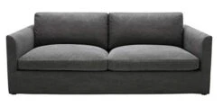 Amazon Brand – Stone & Beam Faraday Down-Filled Casual Slipcovered Sofa, 89"W, Charcoal Grey -Amazon Store 31UhKeNfk8L