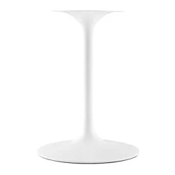 Modway Lippa 28" Mid-Century Modern Dining Table With Square Top And Pedestal Base In White -Amazon Store 31Ukggu27lL
