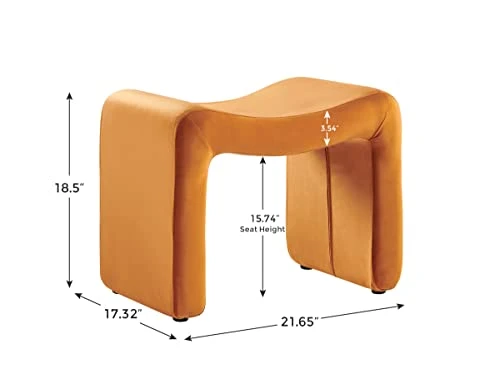 VANOMi Small Footstool Ottoman, Multi-Functional Modern Foot Stool, Sofa Footrest Extra Seating For Living Room, Entryway, Hallways And Bedrooms 4 VANOMi Small Footstool Ottoman, Multi-Functional Modern Foot Stool, Sofa Footrest Extra Seating For Living Room, Entryway, Hallways And Bedrooms - Image 2