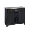 Homestyles Server Sideboards-buffets-credenzas, Black 2 Homestyles Server Sideboards-buffets-credenzas, Black -Amazon Store 31UsSg7GIVL