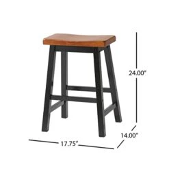 Christopher Knight Home Pomeroy Wood Dining Set, 4-Pcs Set, Black -Amazon Store 31UufclzzvL