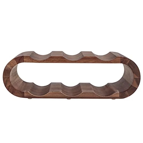 7Penn Wooden Countertop Wine Rack - 6 Bottle Horizontal Acacia Wood Wine Storage Rack Wine Holder Stands For Counter 9 7Penn Wooden Countertop Wine Rack - 6 Bottle Horizontal Acacia Wood Wine Storage Rack Wine Holder Stands For Counter - Image 7