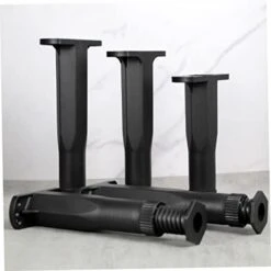 DOITOOL 4 Pcs Adjustable Furniture Feet Kitchen Cabinet Legs Furniture Legs Foot Of Bed Pp Water Proof Black -Amazon Store 31VJ7Aydj7L