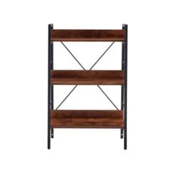 GOAWGO Bookshelf Ladder, Living Room Wood And Metal Stairs Freestanding Display Plant Bookshelves, Home Office, Living Room, Bedroom, Kitchen, Rustic Brown (Three Layers) 14 GOAWGO Bookshelf Ladder, Living Room Wood And Metal Stairs Freestanding Display Plant Bookshelves, Home Office, Living Room, Bedroom, Kitchen, Rustic Brown (Three Layers) -Amazon Store 31VejqAlDlL