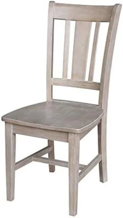 International Concepts Pair Of Slat Back Chairs, Unfinished -Amazon Store 31VftHega5L. AC