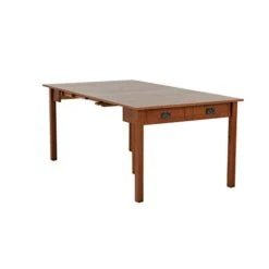 MECO Stakmore Traditional Expanding Table, Fruitwood Frame, 20 In X 40 In X 30.3 In -Amazon Store 31Vh0cbLEyL