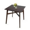 Koreyosh Wood Counter Height Dining Table 36 Inches Height Farmhouse Square Bar Table Small Kitchen Table For 4 People For Dining Room, Kitchen, Bar, Pub, Bistro Walnut/Brown -Amazon Store 31WkI9EU50L