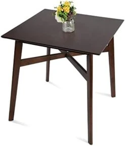 Koreyosh Wood Counter Height Dining Table 36 Inches Height Farmhouse Square Bar Table Small Kitchen Table For 4 People For Dining Room, Kitchen, Bar, Pub, Bistro Walnut/Brown 23 Koreyosh Wood Counter Height Dining Table 36 Inches Height Farmhouse Square Bar Table Small Kitchen Table For 4 People For Dining Room, Kitchen, Bar, Pub, Bistro Walnut/Brown -Amazon Store 31WkI9EU50L. AC