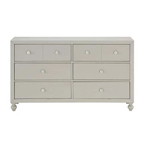 Homelegance 6-Drawer Dresser, One-Size, Gray 4 Homelegance 6-Drawer Dresser, One-Size, Gray - Image 2