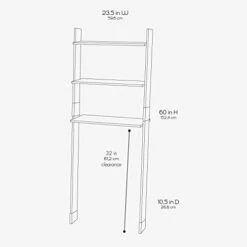 Zenna Home 9431CH, Leaning Wood Ladder-Style Bathroom Spacesaver, Espresso 9 Zenna Home 9431CH, Leaning Wood Ladder-Style Bathroom Spacesaver, Espresso -Amazon Store 31WzWeUpZML