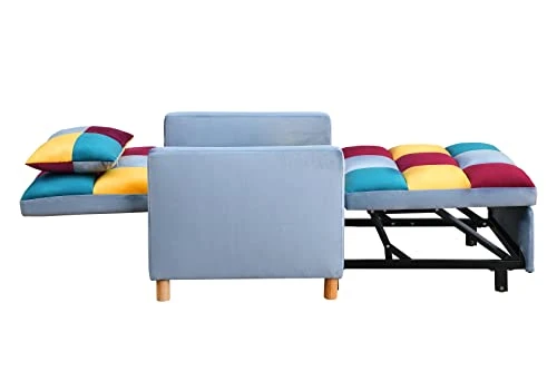 Merax Convertible Sleeper Sofa Chair Bed, 3 In 1 Adjustable Single Sleeper Chair Pullout Sofa Bed,Multi-Functional Sleeper Chair For Living Room Apartment Office 5 Merax Convertible Sleeper Sofa Chair Bed, 3 In 1 Adjustable Single Sleeper Chair Pullout Sofa Bed,Multi-Functional Sleeper Chair For Living Room Apartment Office - Image 3