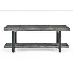 Sonoma Metal And Reclaimed Wood Bench, Slate Gray -Amazon Store 31XLzENtBfL