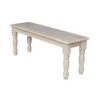International Concepts Farmhouse Bench, Unfinished -Amazon Store 31XQe87X44L
