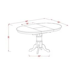 East West Furniture AVT-LWH-TP Dining Room Table Round Tabletop And 60 X 42 X 30-Linen White Finish 16 East West Furniture AVT-LWH-TP Dining Room Table Round Tabletop And 60 X 42 X 30-Linen White Finish -Amazon Store 31XZlJ7ipWL