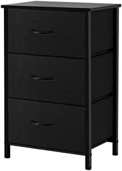 AZL1 Life Concept 3 Drawers Fabric Dresser Storage Tower, Light Grey & Storage Dresser Furniture Unit - Large Standing Organizer Chest, Light Grey -Amazon Store 31XhHL2Dx3L. AC