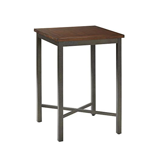 Home Styles Cabin Creek Bistro Table, Constructed From Hardwood Solids With A Chestnut Distressed Finish 3 Home Styles Cabin Creek Bistro Table, Constructed From Hardwood Solids With A Chestnut Distressed Finish
