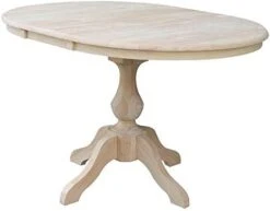 International Concepts 36" Round Top Pedestal Table With 12" Leaf-28.9" H-Dining Height, Unfinished 13 International Concepts 36" Round Top Pedestal Table With 12" Leaf-28.9" H-Dining Height, Unfinished -Amazon Store 31Xw8cfZhL. AC