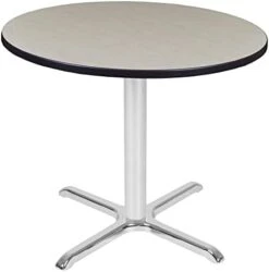 Regency Via Round X-Base Table, 36", Grey/Grey -Amazon Store 31Y5g 82jRL. AC