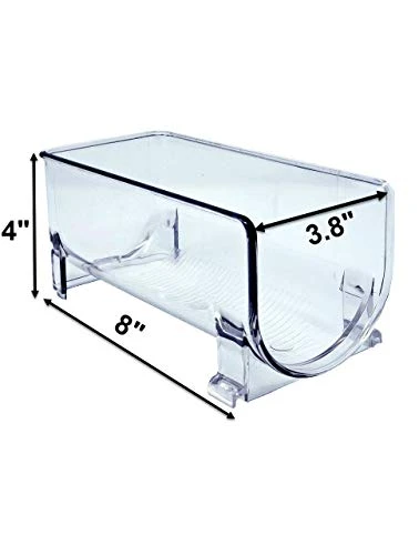 ELTOW Stackable Plastic Wine Rack - Modular Wine Bottle Organizer - Wine Holder For Fridge - Storing Champagne And Water Bottles - For Bar, Countertop, Dining Room Display, Heavy Duty, Clear (3-Pack) 6 ELTOW Stackable Plastic Wine Rack - Modular Wine Bottle Organizer - Wine Holder For Fridge - Storing Champagne And Water Bottles - For Bar, Countertop, Dining Room Display, Heavy Duty, Clear (3-Pack) - Image 4