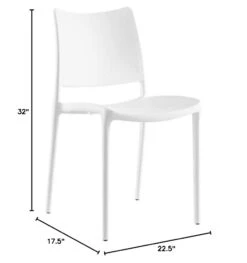 Modway MO- Hipster Contemporary Modern Molded Plastic Stacking, Dining Chair, White 12 Modway MO- Hipster Contemporary Modern Molded Plastic Stacking, Dining Chair, White -Amazon Store 31YRAx8r0gL