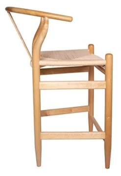 Amazon Brand – Stone & Beam Wishbone Counter-Height Barstool, 35.5"H, Rubberwood, Natural / Natural 15 Amazon Brand – Stone & Beam Wishbone Counter-Height Barstool, 35.5"H, Rubberwood, Natural / Natural -Amazon Store 31Yhwtvc9qL