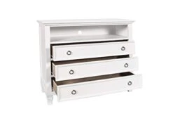 New Classic Furniture Tamarack TV/Media Chest, White -Amazon Store 31YmiQlovZL