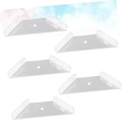 COHEALI 5pcs Shelf Holders Kitchen Cabinets Kickstand Shelf Angle Bracket Bed Corner Rack Bed Angle Code Bed Angle Rack Connector Cupboard Fastener Corner Bedstead Cabinet Triangle Brace