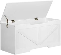 HOOBRO Storage Chest, Retro Toy Box Organizer With U-Shaped Cut-Out Pull, Storage Bench, Safety Hinge, Sturdy Toy Chest, Wooden, Supports 220 Lb, Easy Assembly, Greige BG771CW01 17 HOOBRO Storage Chest, Retro Toy Box Organizer With U-Shaped Cut-Out Pull, Storage Bench, Safety Hinge, Sturdy Toy Chest, Wooden, Supports 220 Lb, Easy Assembly, Greige BG771CW01 -Amazon Store 31Z48HK0CML. AC