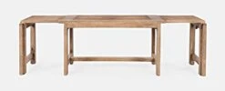 Jofran Bradford Extendable Solid Wood Hallway Bench, Buff