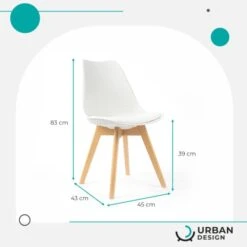 Urban Design Hood Chair Dining Modimalist Frankfurt Chair - Blanco 10 Urban Design Hood Chair Dining Modimalist Frankfurt Chair - Blanco -Amazon Store 31ZCilGKJRL