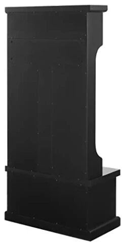 Crosley Furniture Shoreline Hall Tree, Black -Amazon Store 31ZUNyXndlL