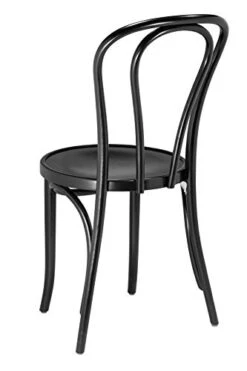 1018 Hairpin Bentwood Chairs, Modern Dining Room, Coffee Shop, Cafe, Kitchen Bistro, Or Vanity Seating, Natural Handcrafted Wood Frame, Rustic Indoor Furniture | Black, Set Of 2 Fully Assembled -Amazon Store 31ZarbwLUxL