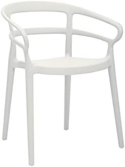 Amazon Basics White, Curved Back Dining Chair-Set Of 2, Premium Plastic 17 Amazon Basics White, Curved Back Dining Chair-Set Of 2, Premium Plastic -Amazon Store 31a3phrMGmL. AC