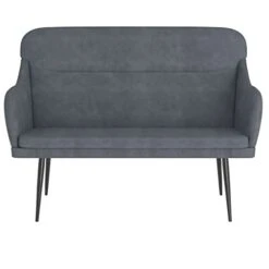 Matalde Bench Dark Gray 43.3"x29.9"x31.5" Velvet-1 -Amazon Store 31a4yBKWz2L