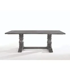 ACME Leventis Dining Table - - Weathered Gray -Amazon Store 31aJoQH2f9L